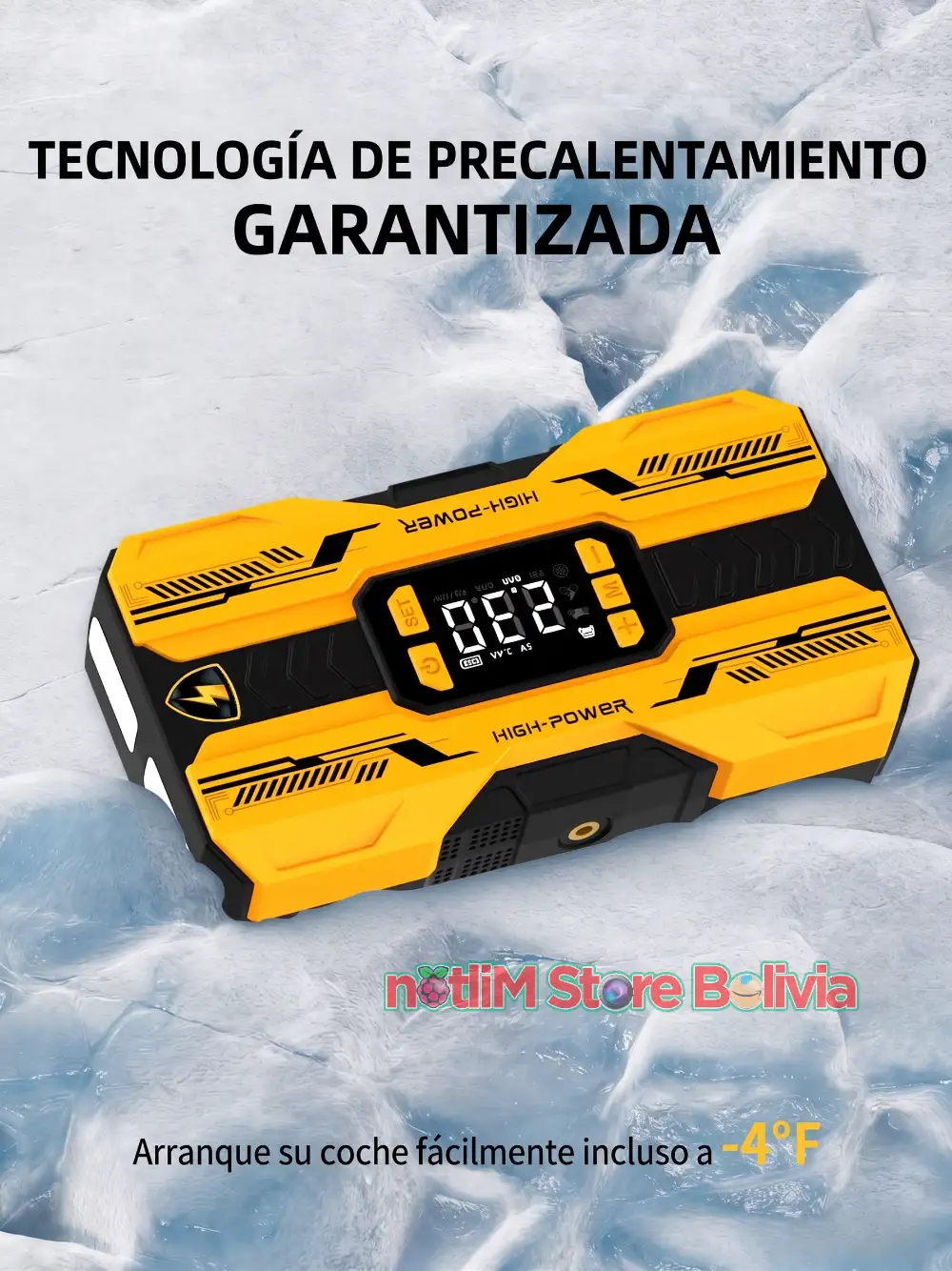 arrancador portatil vehiculos multifuncional con accesorios